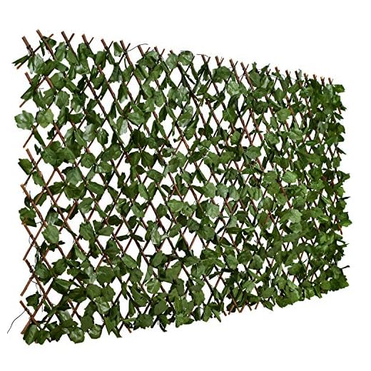 DearHouse Fence Privacy Screen for Balcony Patio Outdoor,Decorative Faux Ivy Fencing Panel,Artificial Hedges (Single Sided Leaves)