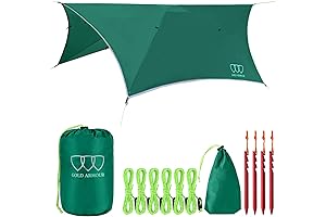 Weighing just 320g: 10x14 Waterproof Rainfly Tarp