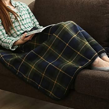 60s70sビンテージTROYウール ブランケット タータンチェック毛布 膝掛け 60s70sビンテージTROYウール ブランケット タータンチェック毛布
