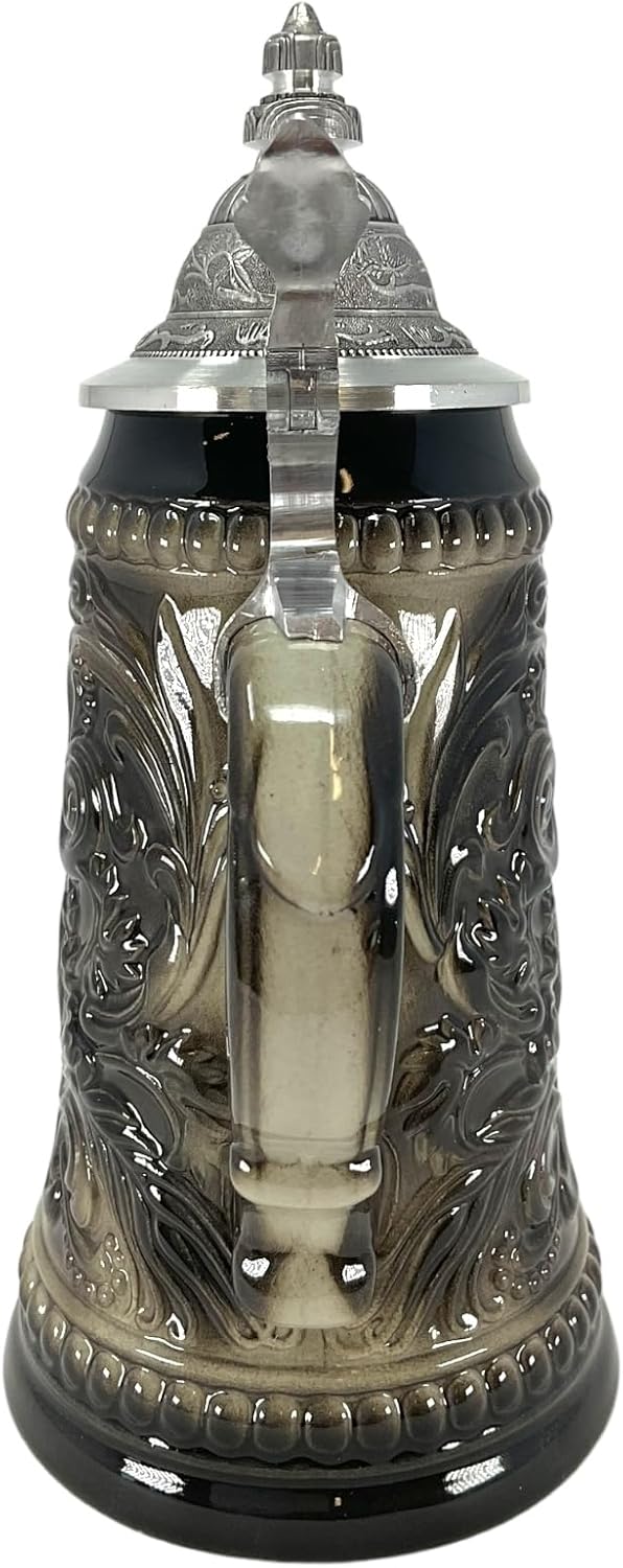 Black Garmisch Partenkirchen Shield German Beer Stein .5L ONE Mug Made Germany