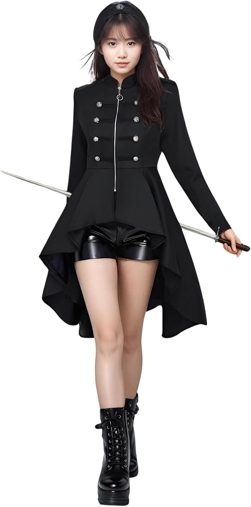 軍服 ロリータ ゴスロリ　ハロウィン　コスプレ　ロリィタ　Lサイズ Amazon.co.jp: [JIURUN] ロリータ ゴスロリ 衣装 軍服