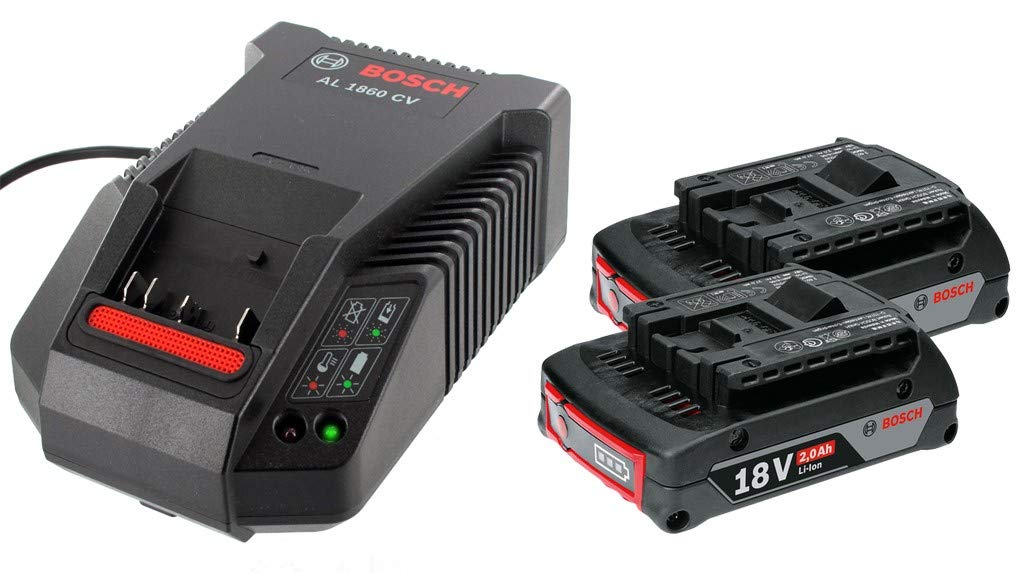 Bosch GBA18806SET 2 x GBA 18v 6.0 Ah + 1 x GAL 1880 CV Charger 1600A00B8M