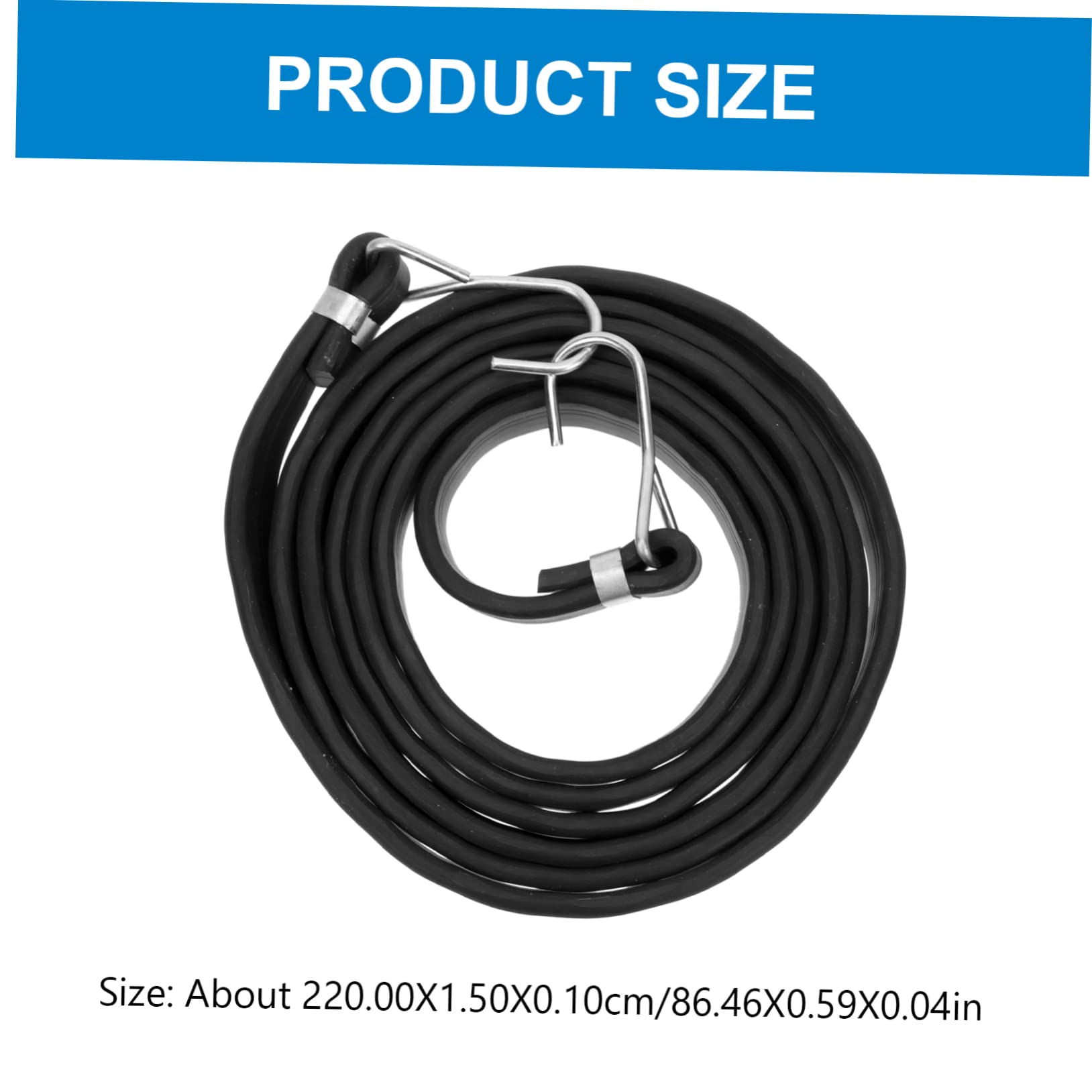 ETHZZLE 2pcs Elastic Motorcycle Luggage Strap Tie Down Belt for Cargo Durable High Strength for Securing Heavy Loads Bikes