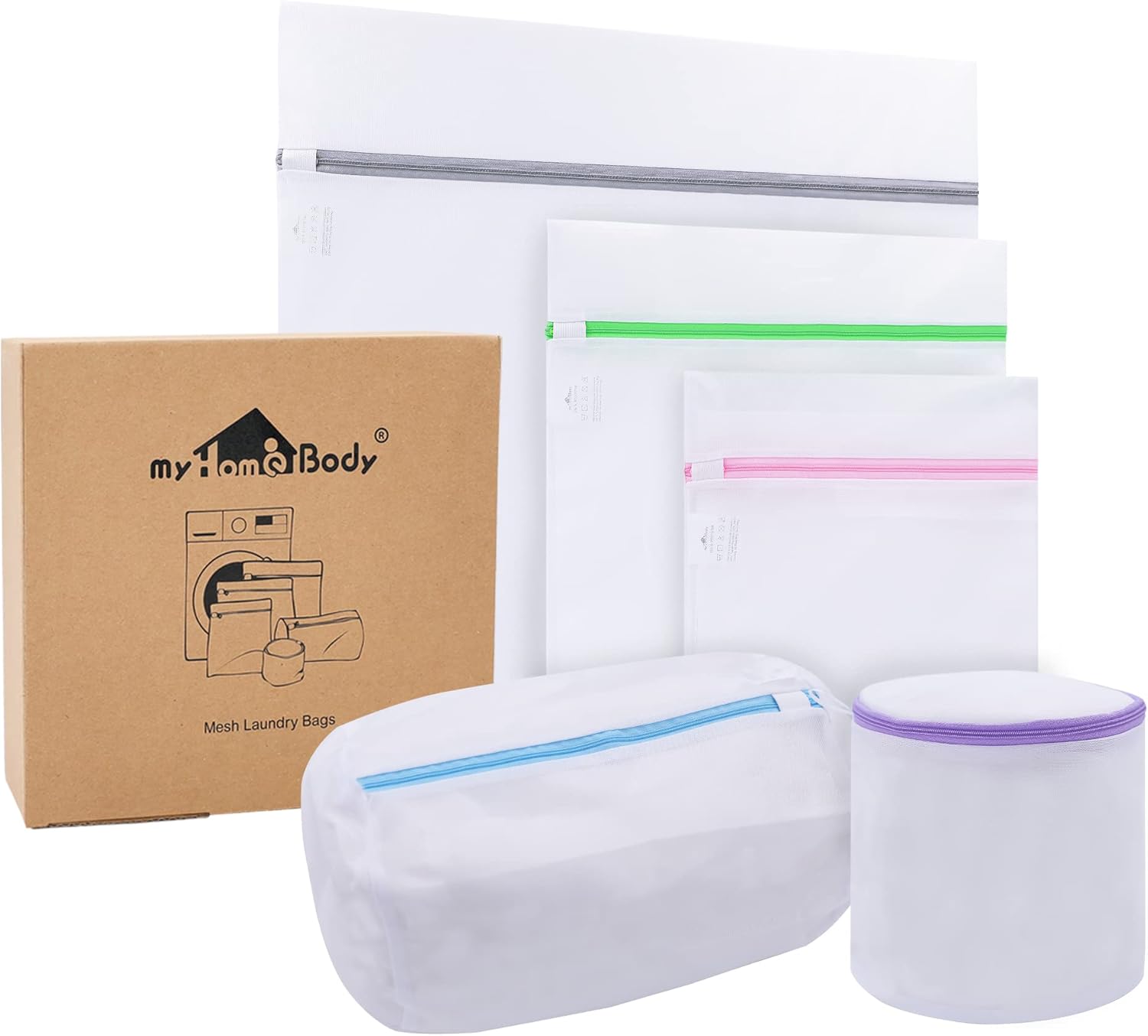 myHomeBody Mesh Laundry Bags Delicates Bag for Washing