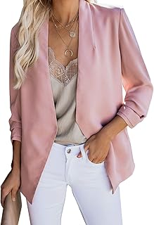 Amazon pink blazer Clearance