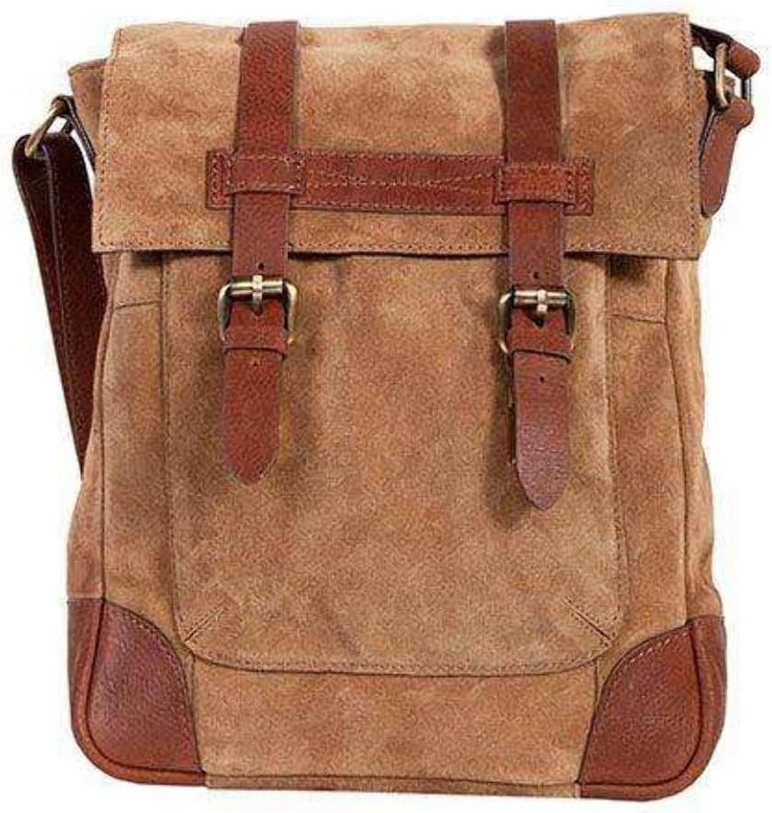 Scully Unisex Suede Messenger Bag - 934