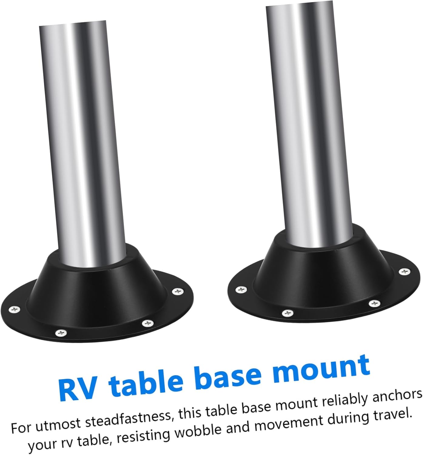 8pcs Rv Table Base Mount Camper Table Leg Base Floor Mount for Rvs Boats Campers Easy Setup Space-efficient Design Compatibility Enhanced Stability