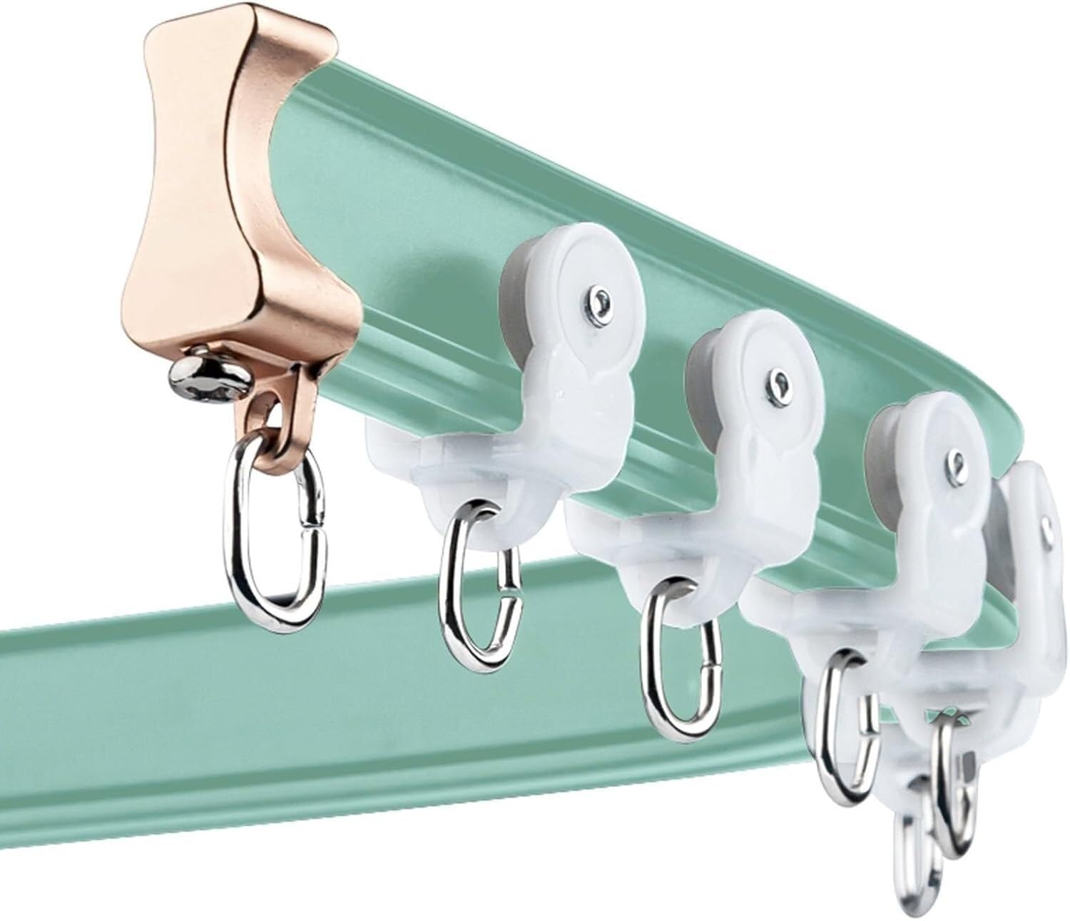 Bendable Curved Ceiling Curtain Track Aluminum Rods for Windows