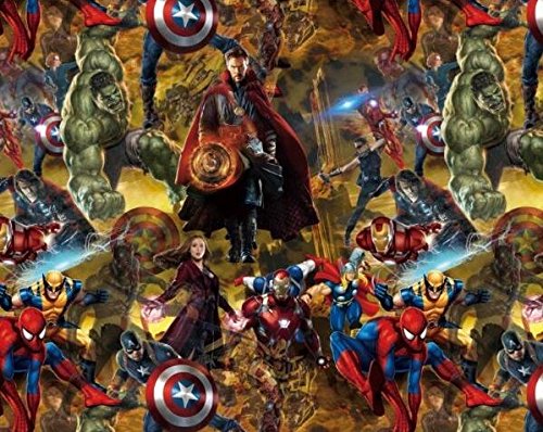 Hydro Dipping Film - Comic Book Hero - Printing Film - High Resolution Graphics-Used For Guns, Yeti Cups, Auto Parts, And Many More-Easy To Use -Requires Hydro Activator (1 Linear Meter 19