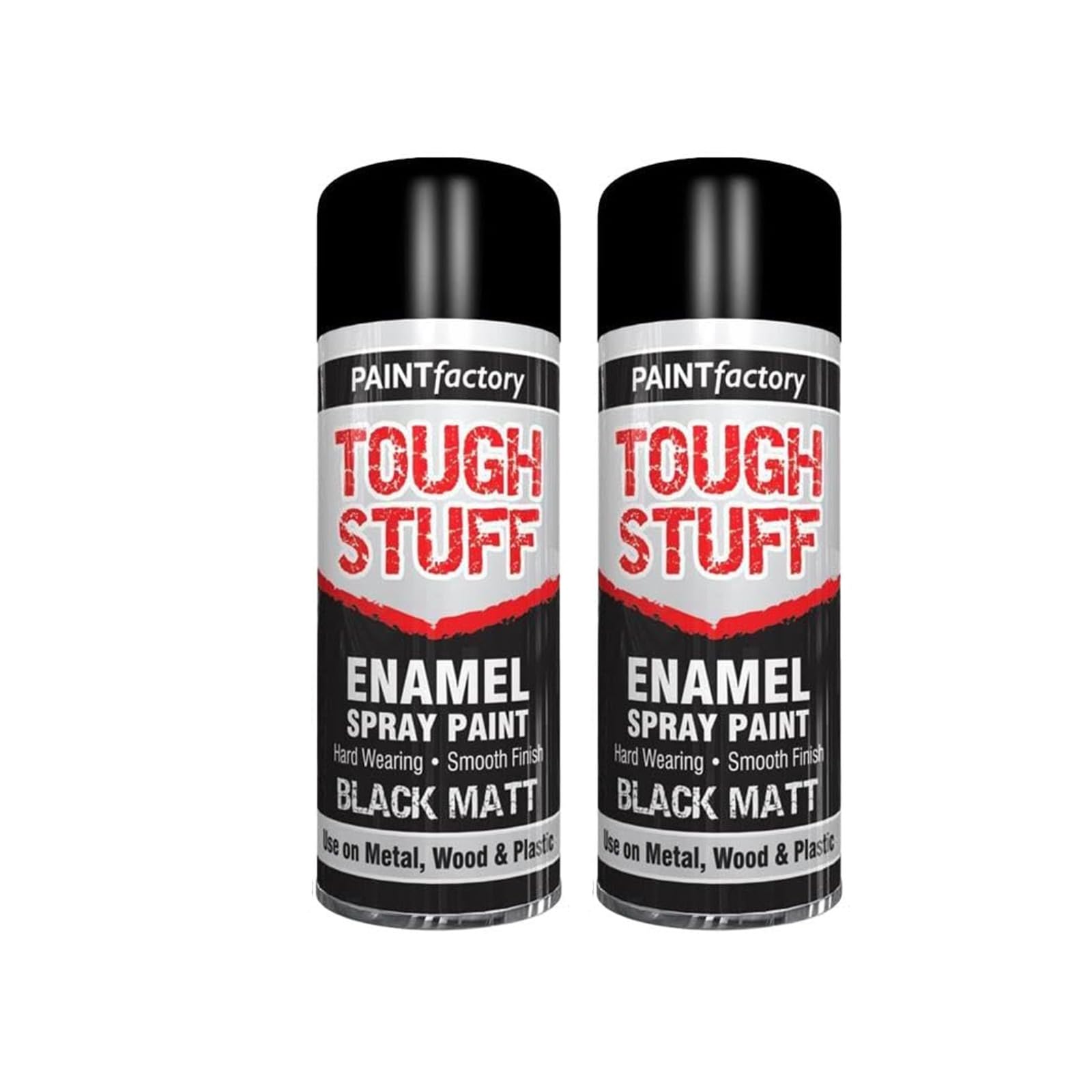 YSAMAX Enamel Black Matt Spray Paint, Provides A Sleek, Smooth, And Elegant Finish, Easy-To-Use Aerosol Form, Durable, Long-Lasting, (2PCS)