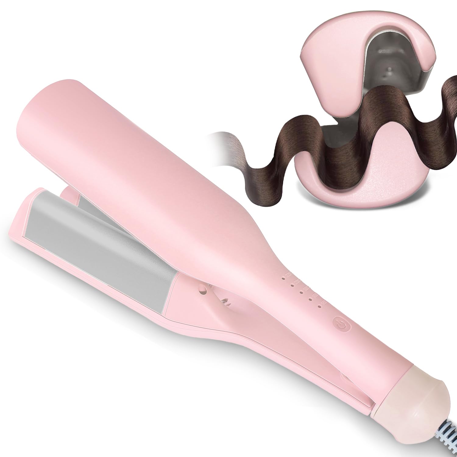 Amazon.com: Tieumioe Beach Wave Curling Iron Deep Waver Hair Tool