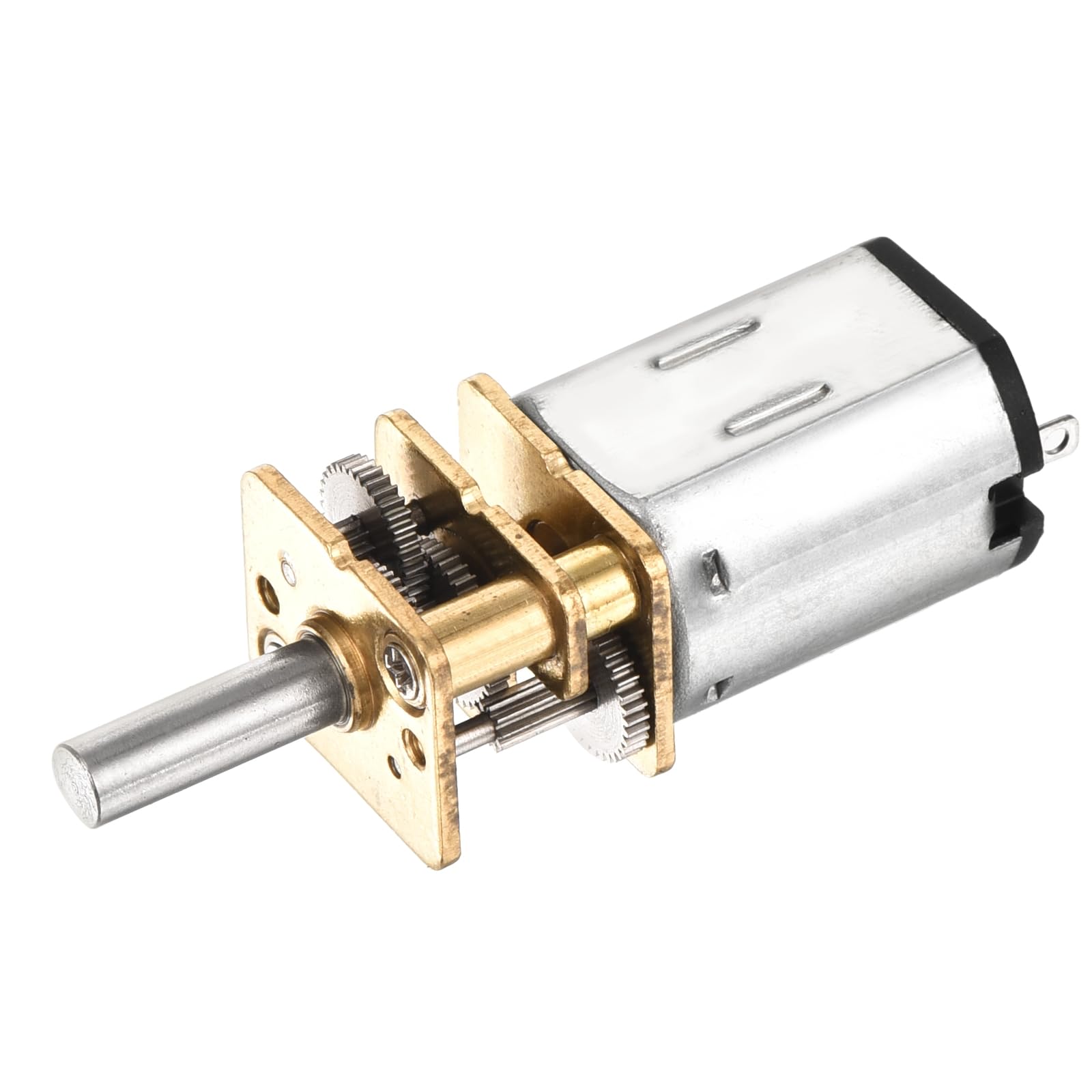 DMiotech 12V 500RPM Rated Torque 10 Output Shaft Length 10mm Micro DC Speed Reduction Motors Mini Metal Gearbox Motor for RC Car Robot Model DIY RC Toys Engine — image 1
