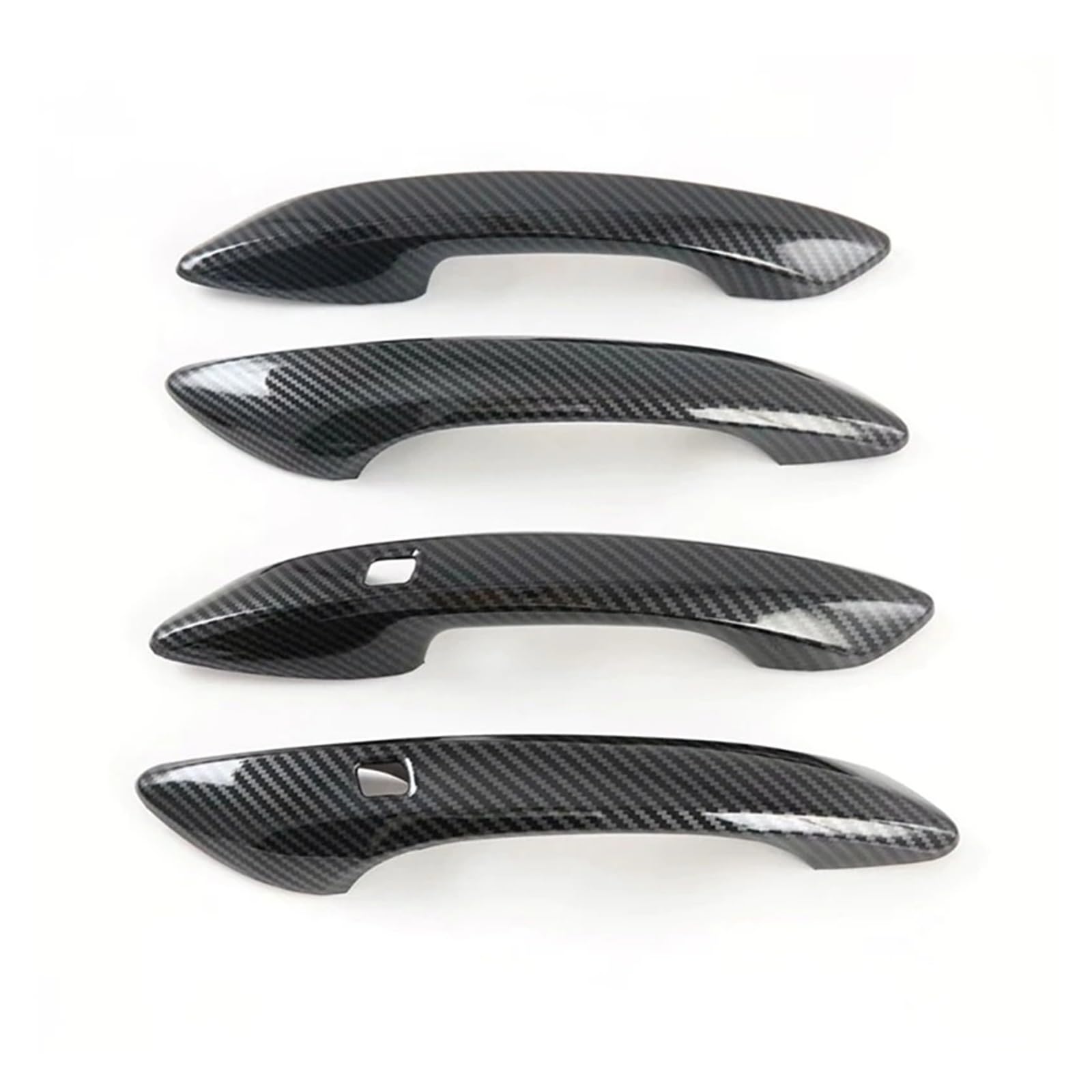 Cxxxef One Color Door Handle Cover Caps 4Pcs Carbon Fiber Texture Car Door Handle Panel Cover Trim For Hyundai For 10Th For Sonata For Dn8 2020
