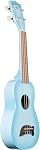 Kala Brand Music Co. Makala Dolphin, 4-String Ukulele, Lt Blue Burst, Soprano (MK-SD/LBLBURST) | Mahogany Top and Neck, Composite Back and Sides, Rosewood Fingerboard, Aquila Super Nylgut Strings
