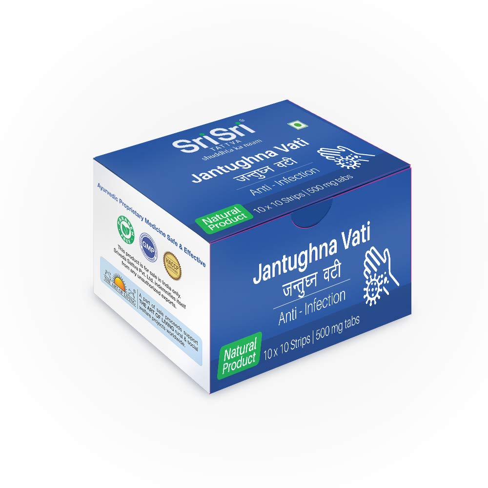 Sri Sri Tattva Jantughna Vati 500mg -100 Tablets