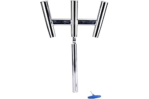 AMarine-Triple Rod Holder: Ultimate Fishing Convenience