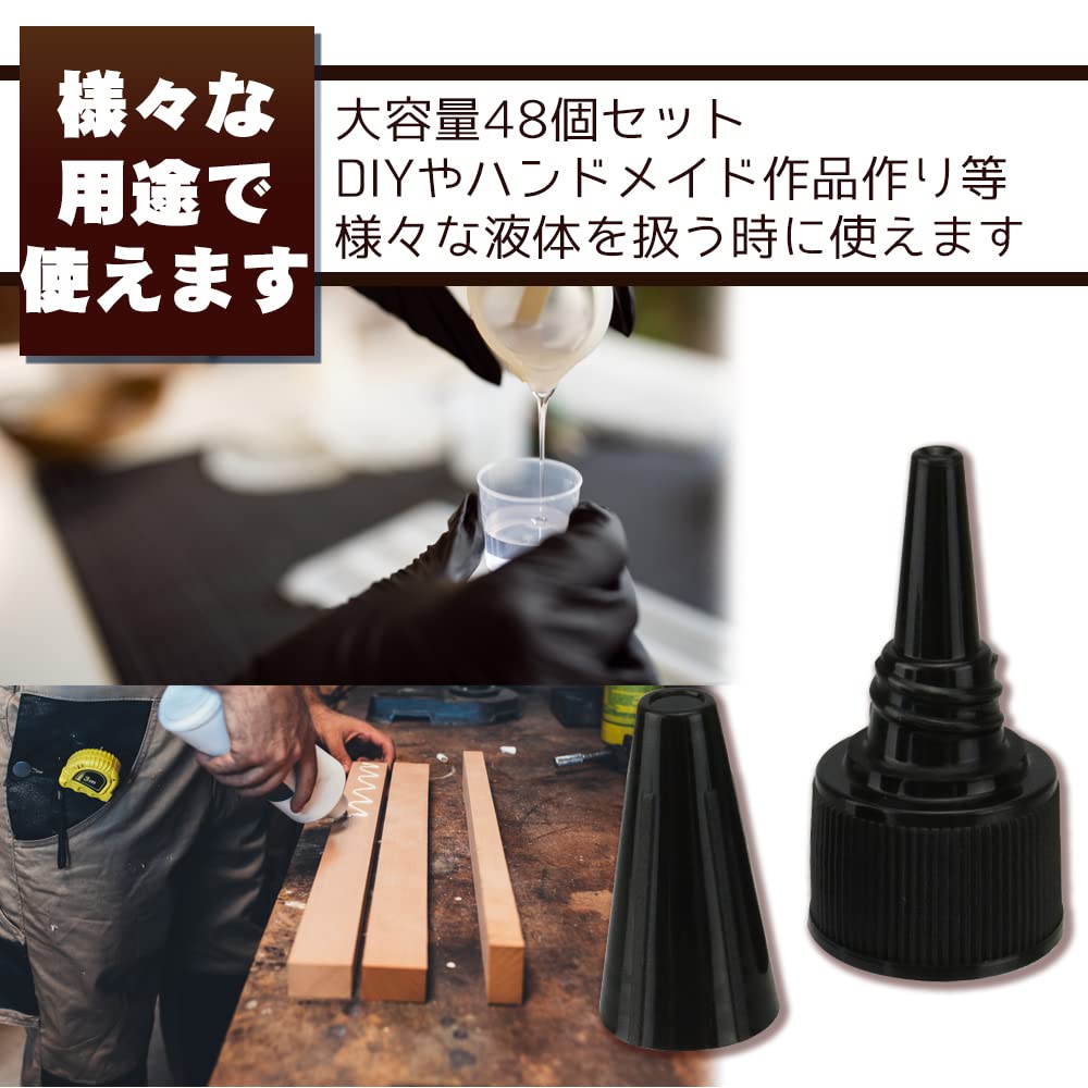 Amazon.co.jp: ドロッパーボトルキャップ 交換用 大容量 スクリュー式