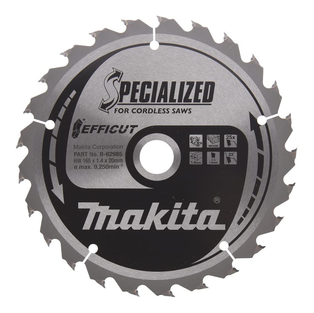 Makita B-62985 TCT Efficut Saw Blade 165x20x25T