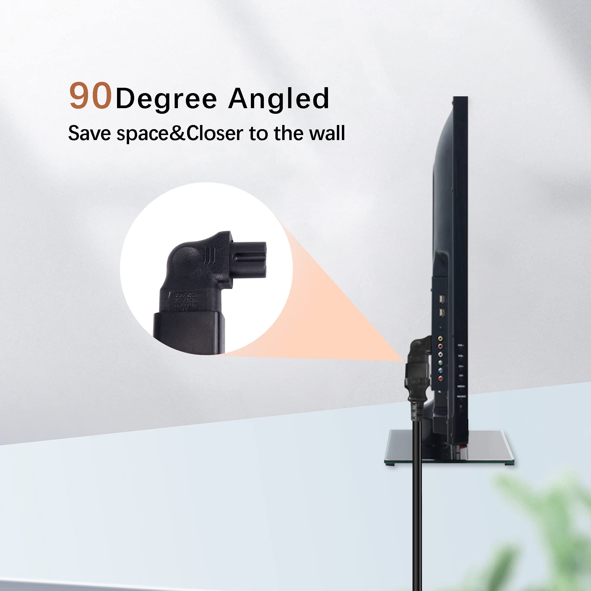 YACSEJAO Adattatore Di Alimentazione C7 Da Spina EU A IEC320 - Foto 4