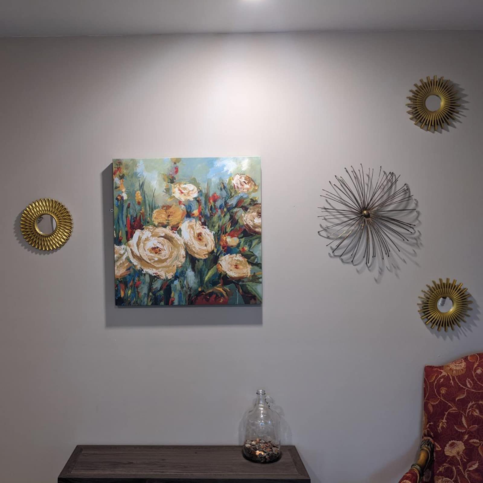 Oro Per Decorazione Della Parete Set Di 3 Appeso Ornamento Forniture Di