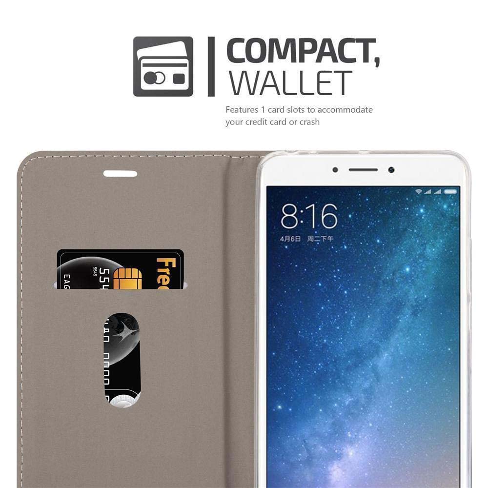 Custodia A Libro Cadorabo Per Lenovo C2 - Portafoglio In Tessuto E Pelle, Azzurro Scuro/Nero, Con Slot E Stand - 2