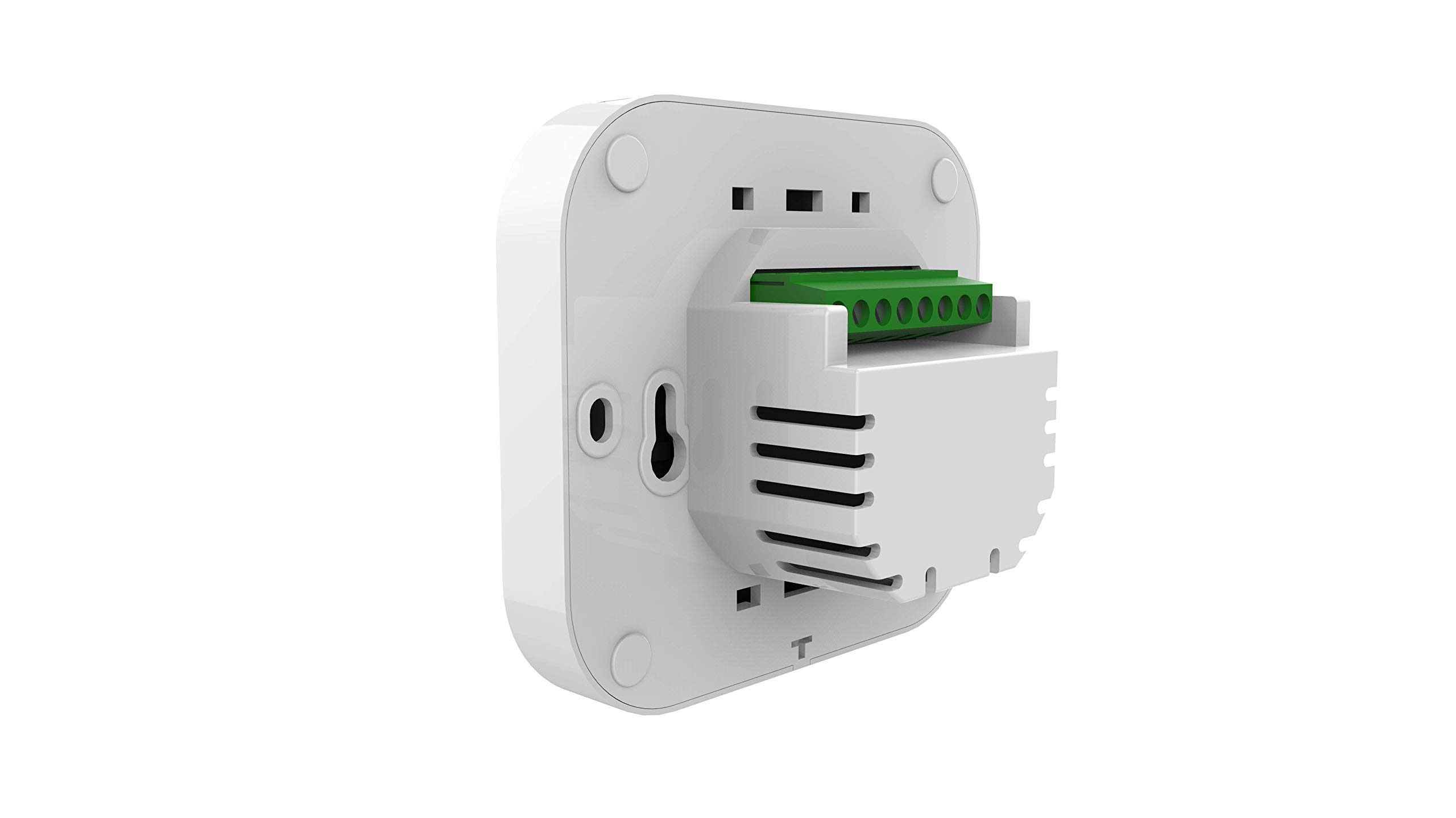 LX-MC6 - Termostato de habitación con pantalla táctil para calefacción por suelo radiante, agua caliente con aplicación, wifi, color blanco, Amazone Alexa Google Home Smart Home Luxus-Time