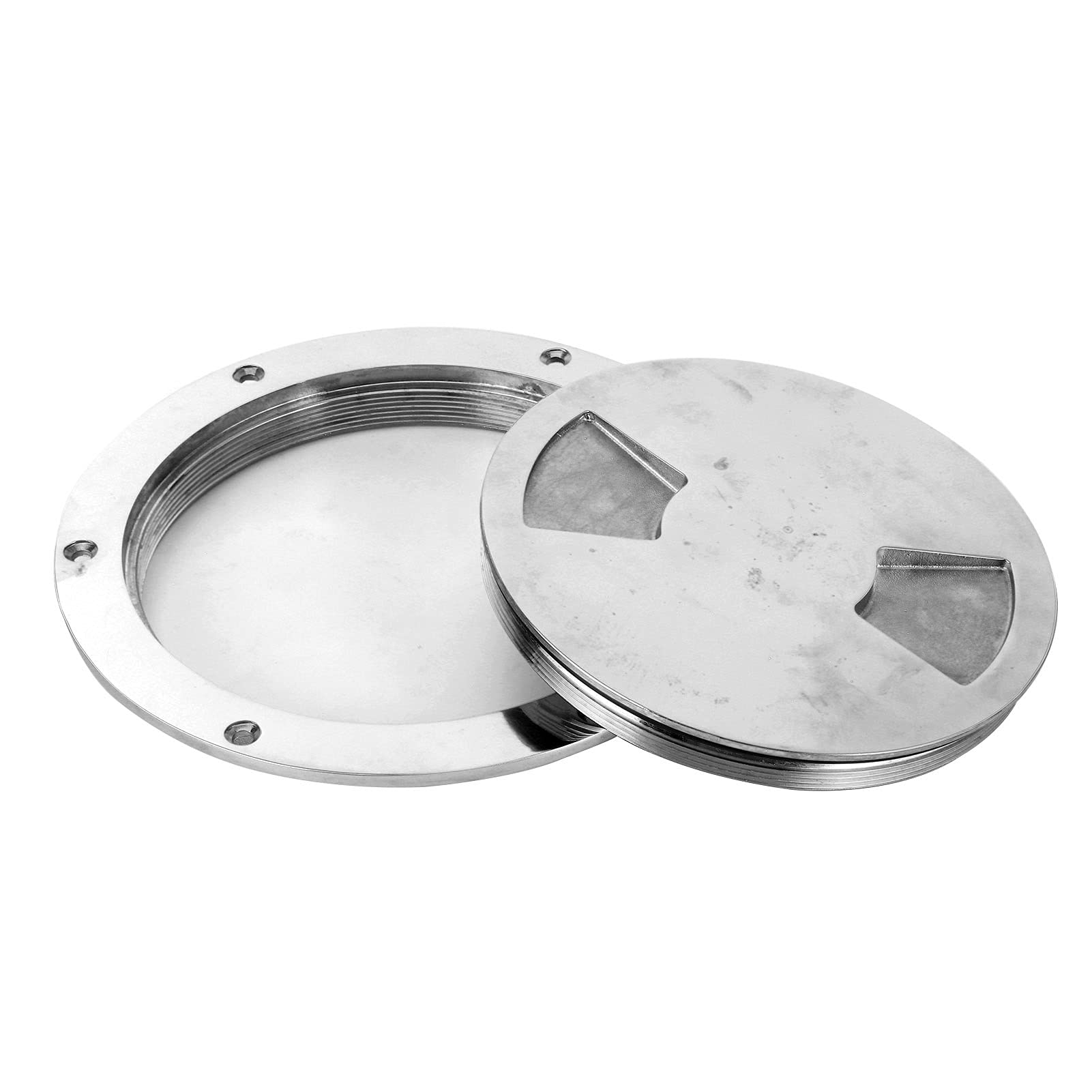 Tappo per Coperta Yacht 6in Acciaio Inossidabile, Finitura Liscia per Uso | Resistente alla corrosione, Elevata durata, Finitura superficiale lucida, Accessorio hardware marino, Facile da installare