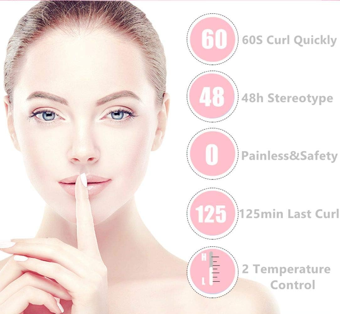 Heated Eyelash Curler,Upgrade USB Rechargeable Eyelash Curler Quick Natural Curling,Long Lasting Eyelashes Curl Tool Valentine's Gifts for Women Eyes Make Up-White : Beauty & Personal Care