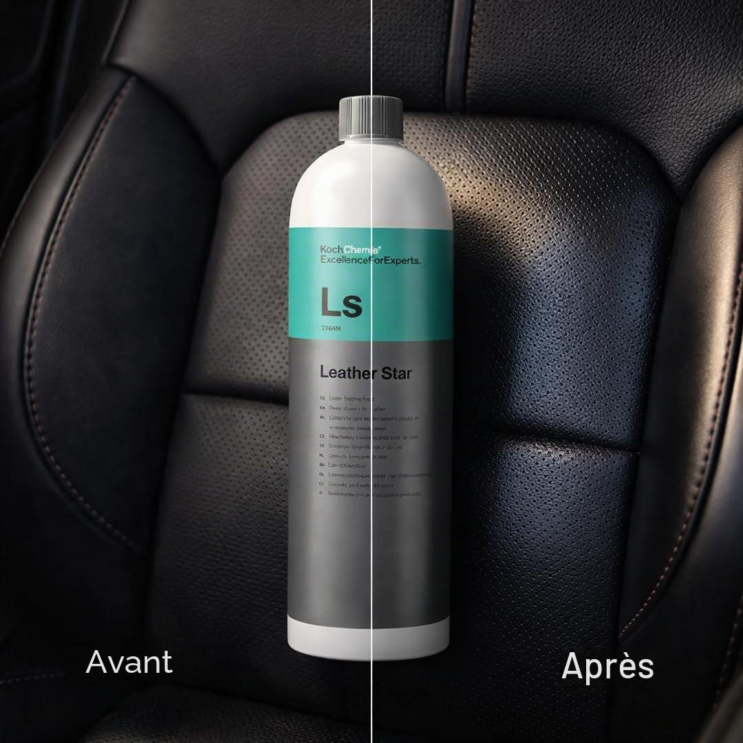 Koch Chemie Leather Star Cuir Les Profondeurs Entretien, 238001, 1000 ML