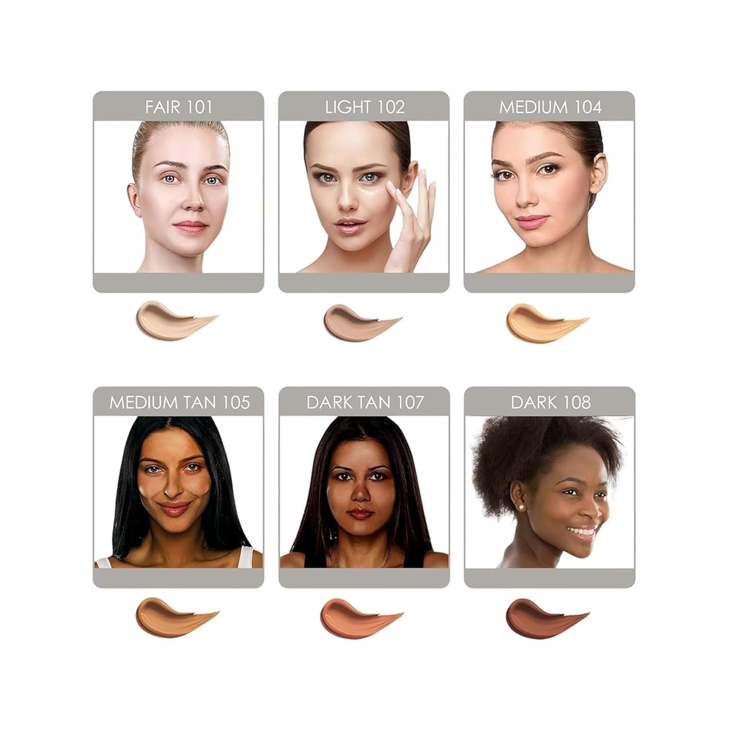 Bellaterra Cosmetics BB霜 – 润色保湿霜和矿物粉底液，深色108 – 轻盈、无油、可叠加遮瑕、哑光妆效、抗衰老遮瑕、洁净妆容……