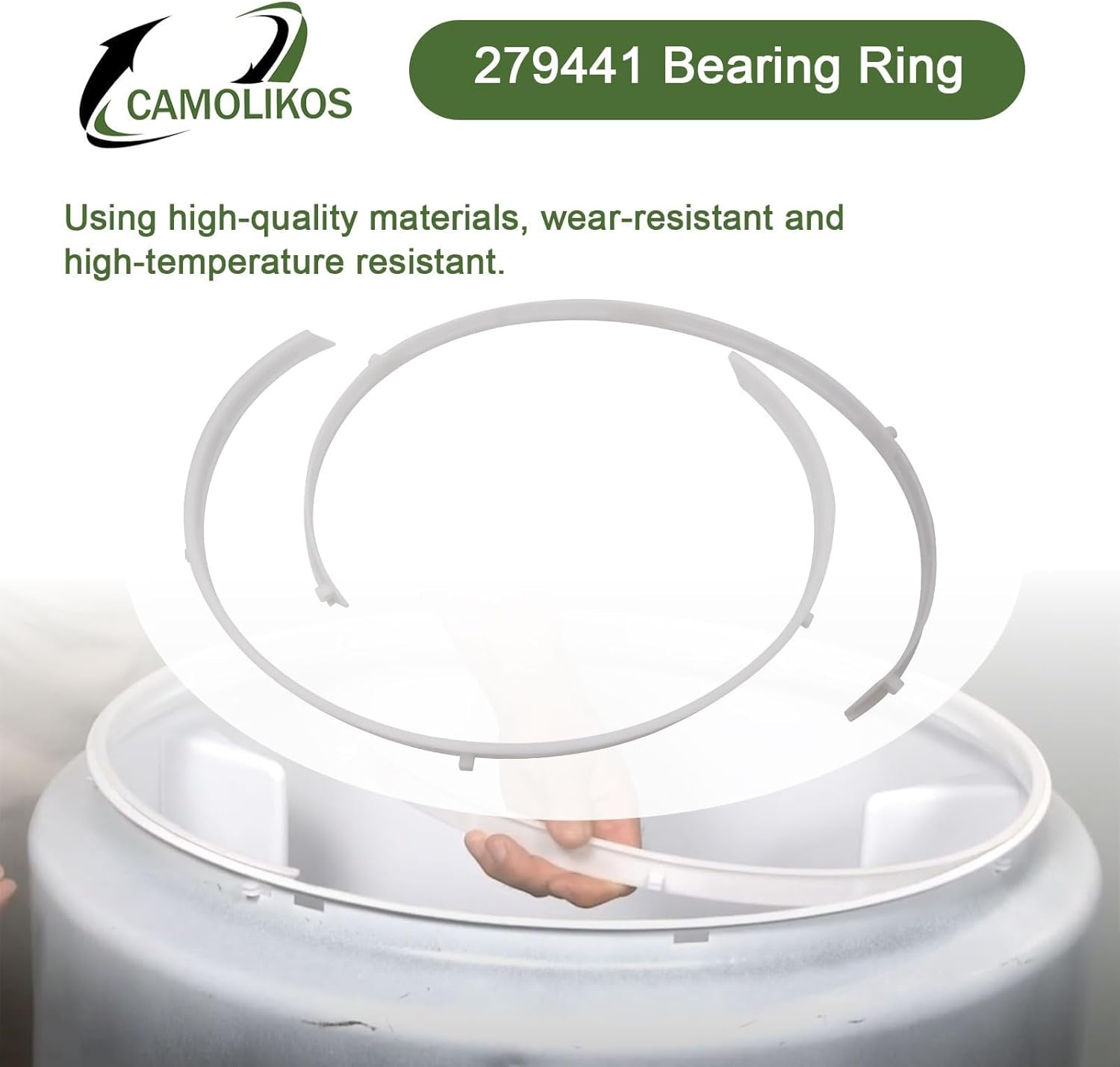 279441 Bearing Ring Compatible with Whirlpool Kenmore Amana Kitchen Aid 279441 Support Ring Bearing Kit Replaces 692526 2683 OEM8990198 PS334199 EAP334199