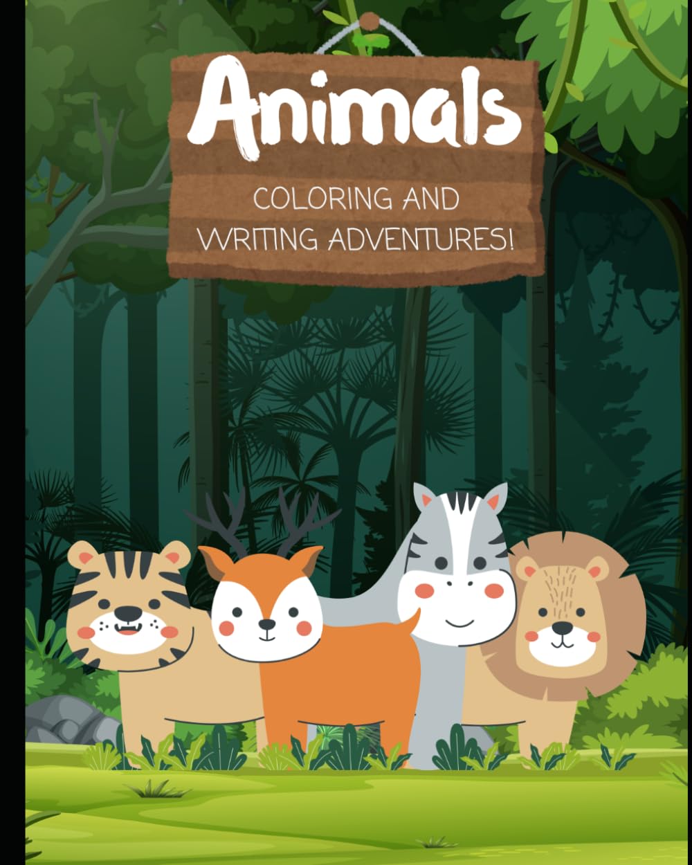 Animals Alphabet Coloring and Writing Adventures!