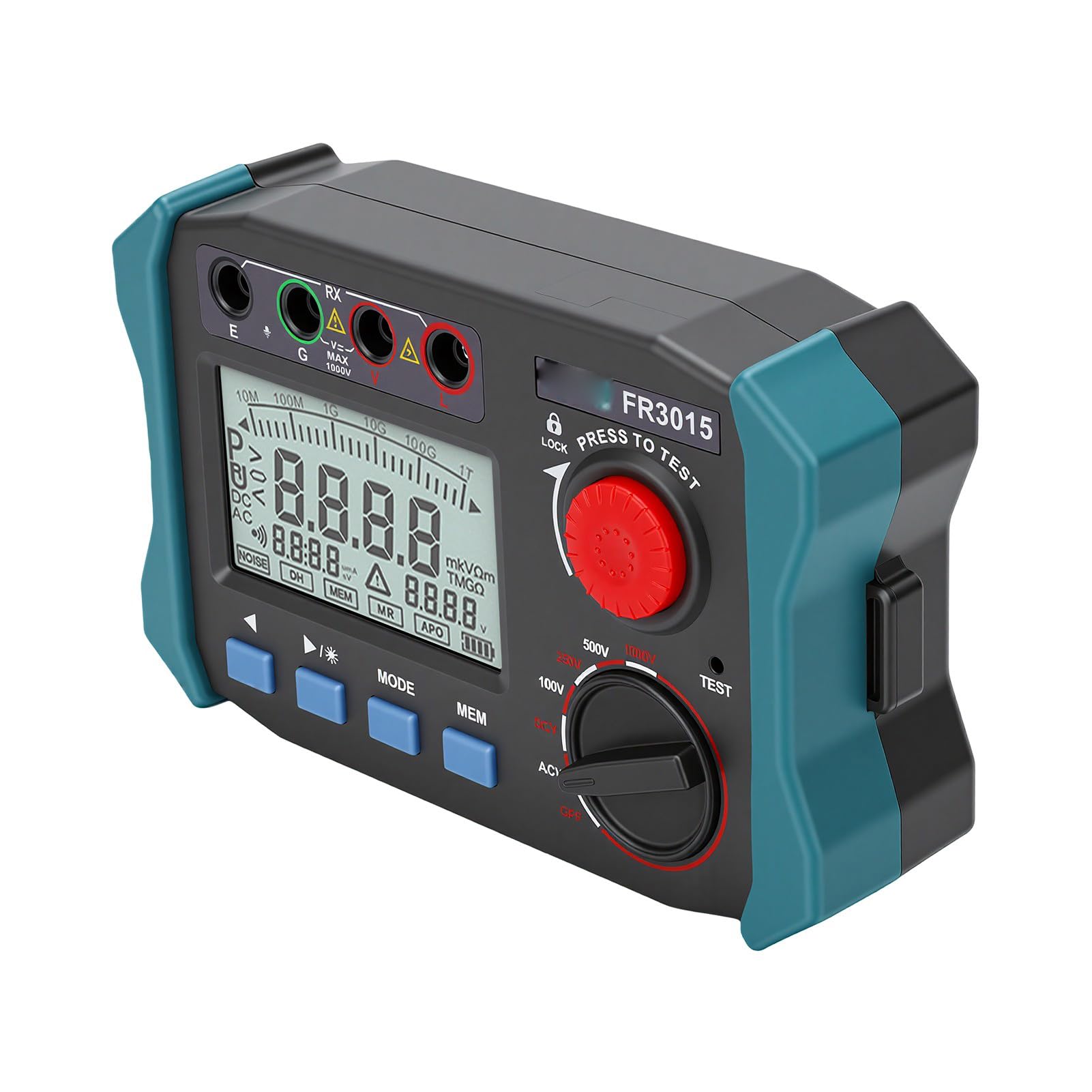 FTVOGUE Megaomomierz 0,06MΩ-50,00GΩ Tester Rezystancji Izolacji z