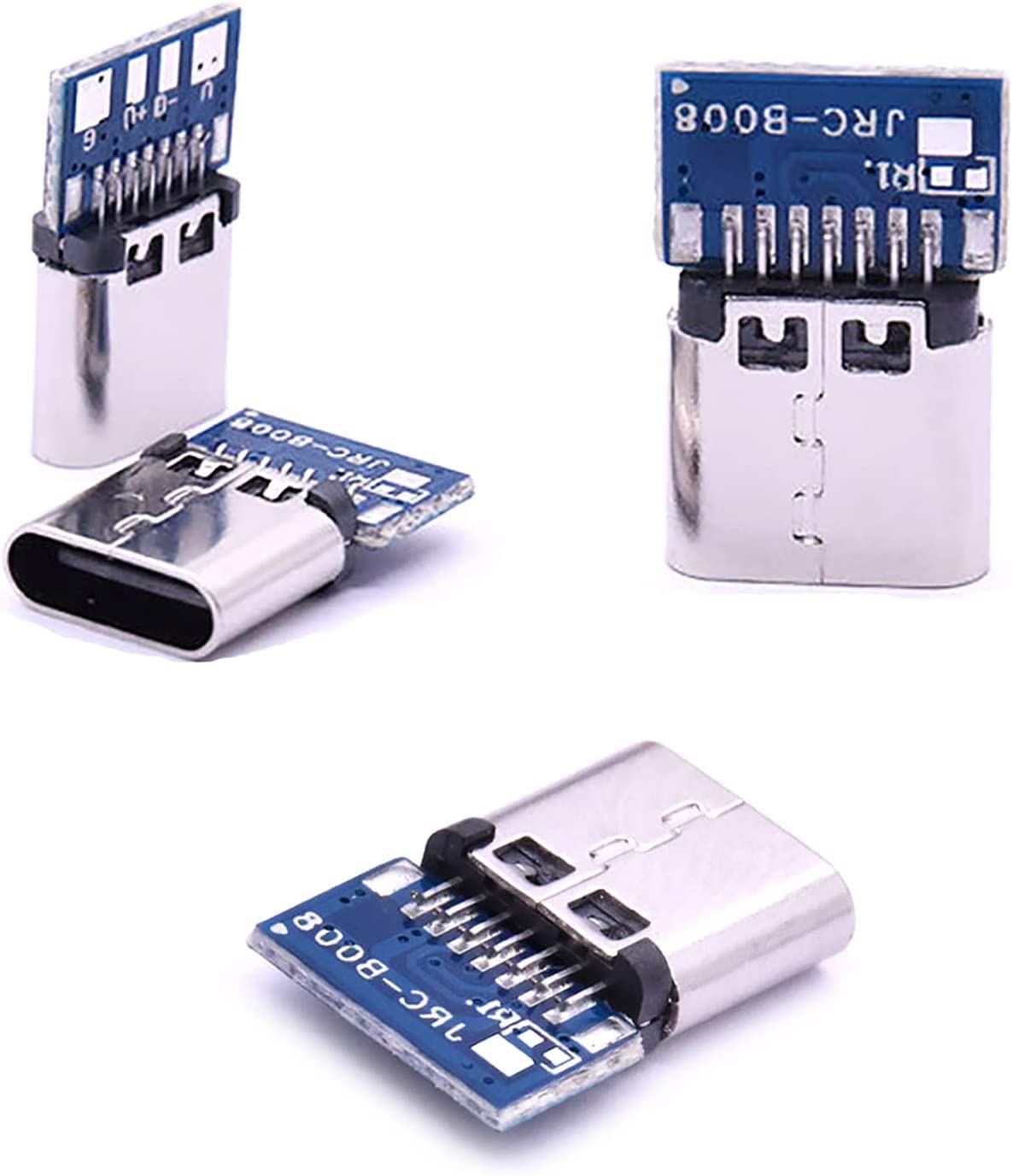 RUNCCI-YUN 20 Pz USB-C USB tipo C femmina per montaggio a pannello c