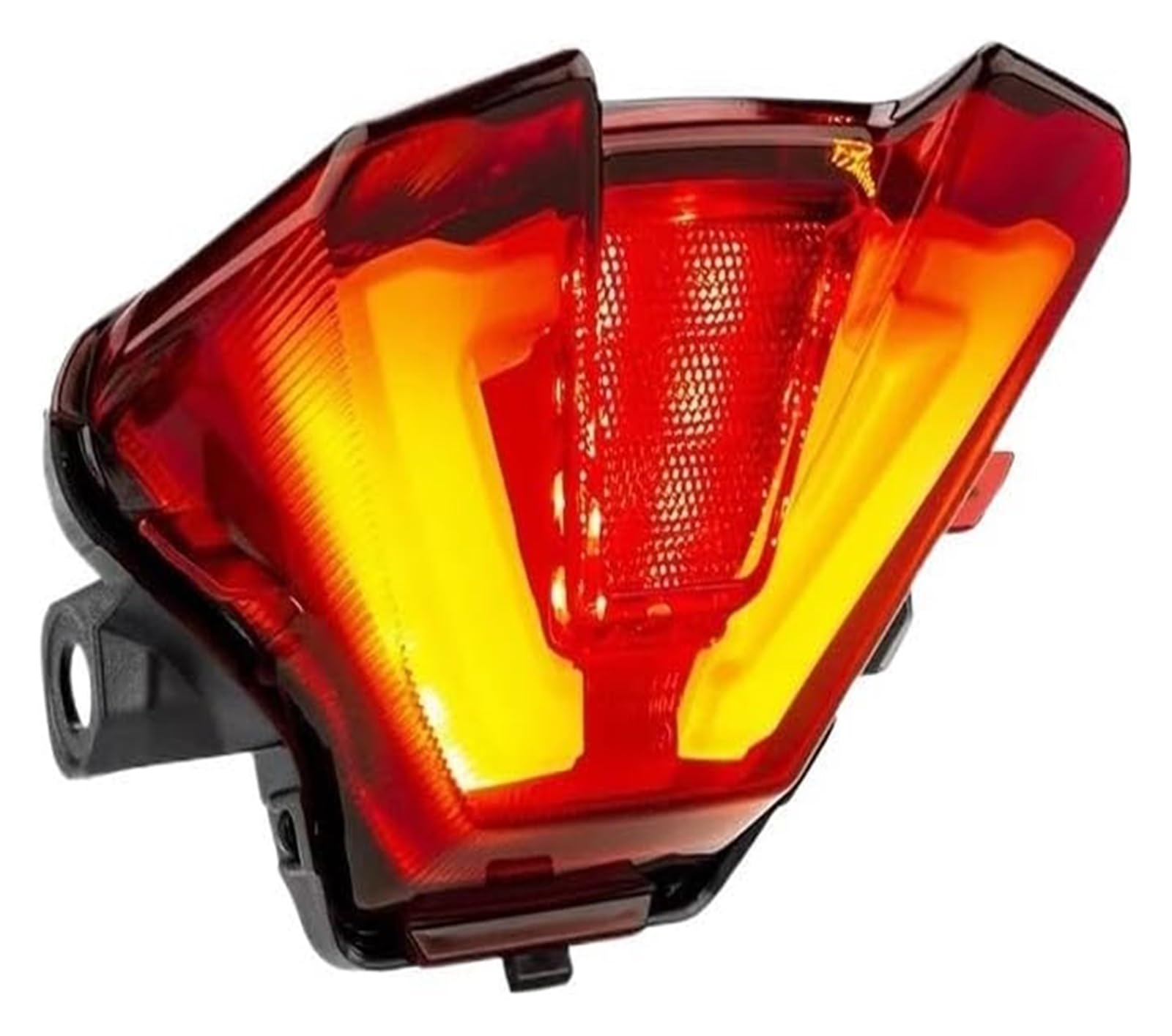 Para Yamaha Para MT-07 2018-2023 Motocicleta Modificada Piloto Trasero De Freno Intermitente Luces Traseras Integradas Luz Trasera LED Moto Intermitentes Indicadores | Color2