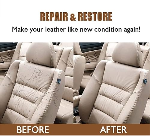 Miniatura 7 de Crema recolorante de cuero, bálsamo reparador de cuidado del color de cuero con guantes desechables, esponja de cepillo para zapatos de cuero