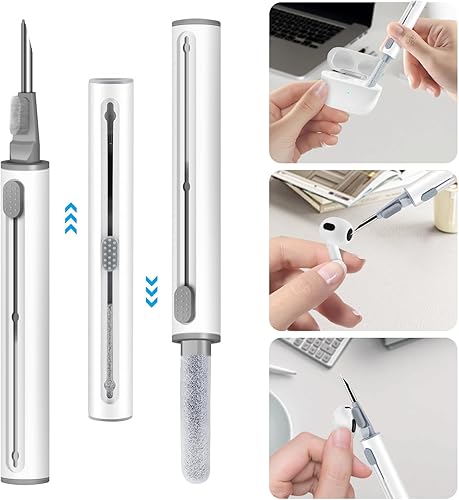 Miniatura 2 de Funda para AirPods 3, accesorios de protección de silicona con llavero y kit de limpiador compatible con Apple AirPod de 3 generación 2021 para