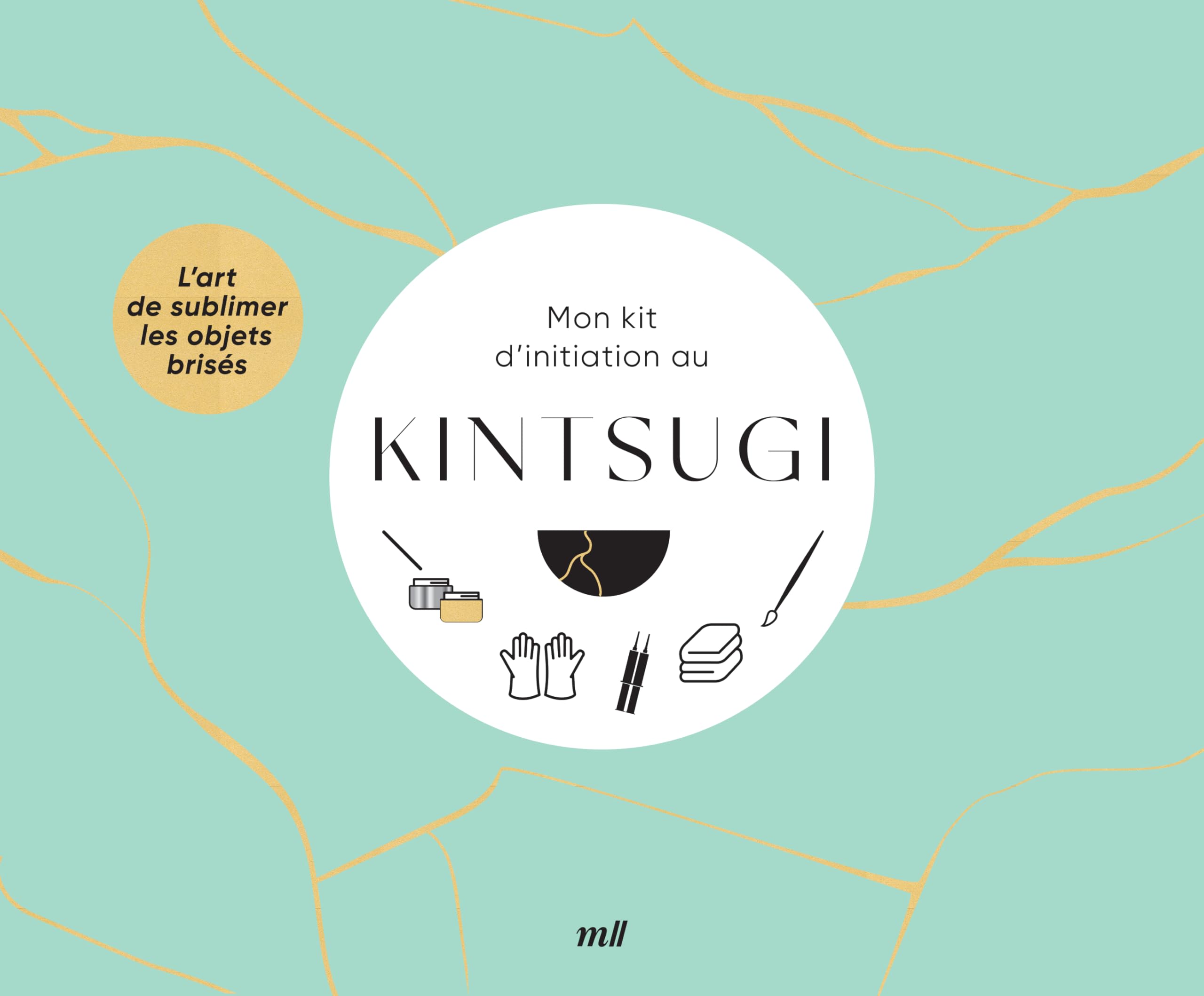 Mon kit d’initiation au Kintsugi (coffret): L’art de sublimer les objets brisés