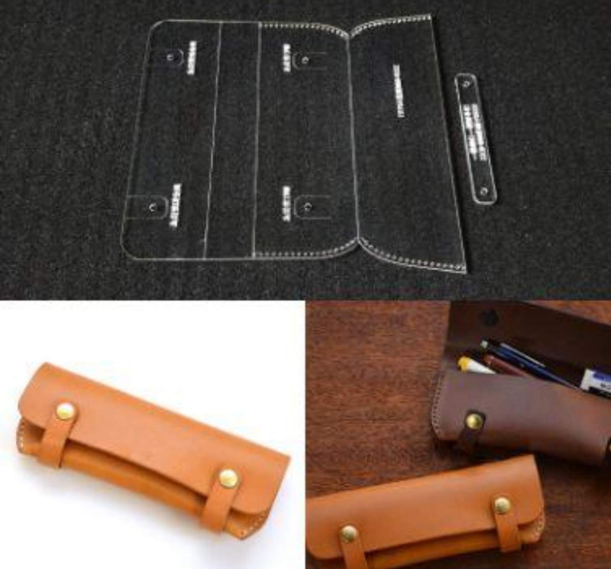 Amazon.co.jp: レザークラフト 用 型紙 アクリル型 DIY 趣味 ホビー