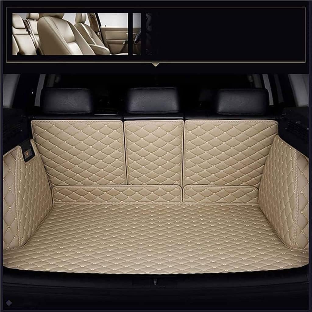 Voor Mazda CX-5 2017-2023 Auto Lederen Kofferbak Matten Aangepaste Kofferbak Tapijt Beschermer Pad Waterdichte Bagageruimte Voering Accessoires,Wine-red