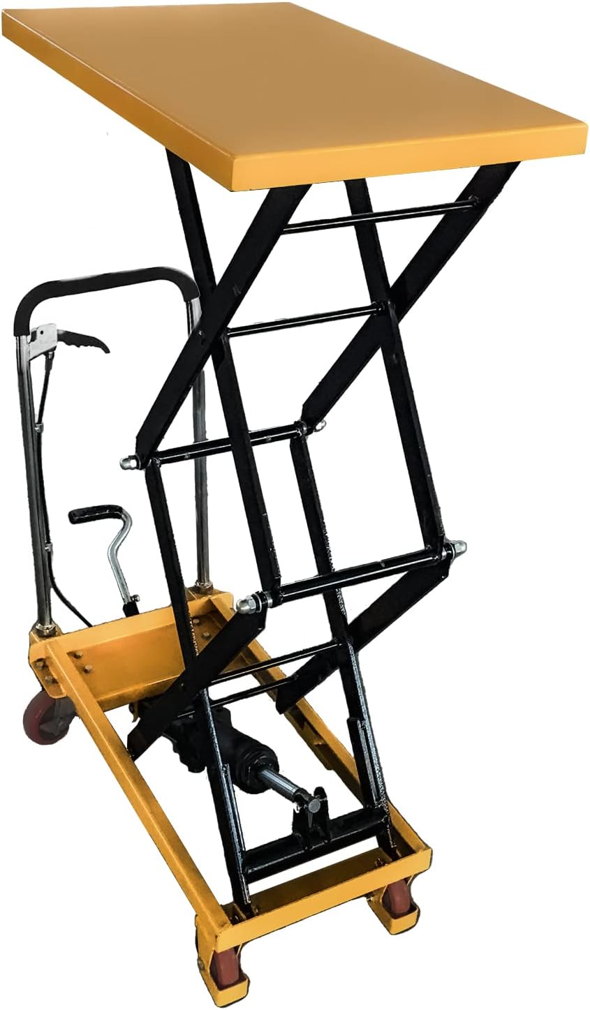 Roughneck Air/Hydraulic Lift Table Cart 770Lb. Capacity Industrial & Scientific