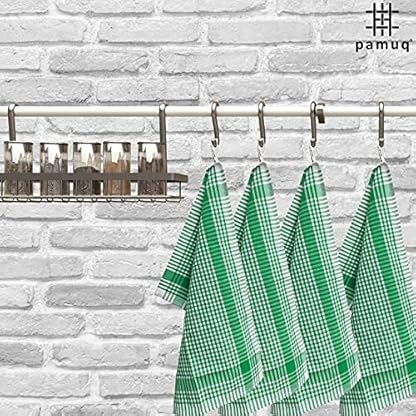 pamuq ® Küchentücher in hochwertiger 100% Baumwolle | 5er Pack | 45 x 65 cm | mit Aufhängeschlaufe | kariert Geschirrtuch Küchentuch Geschirrtuch Spültuch Küchenzubehör – Bild 6