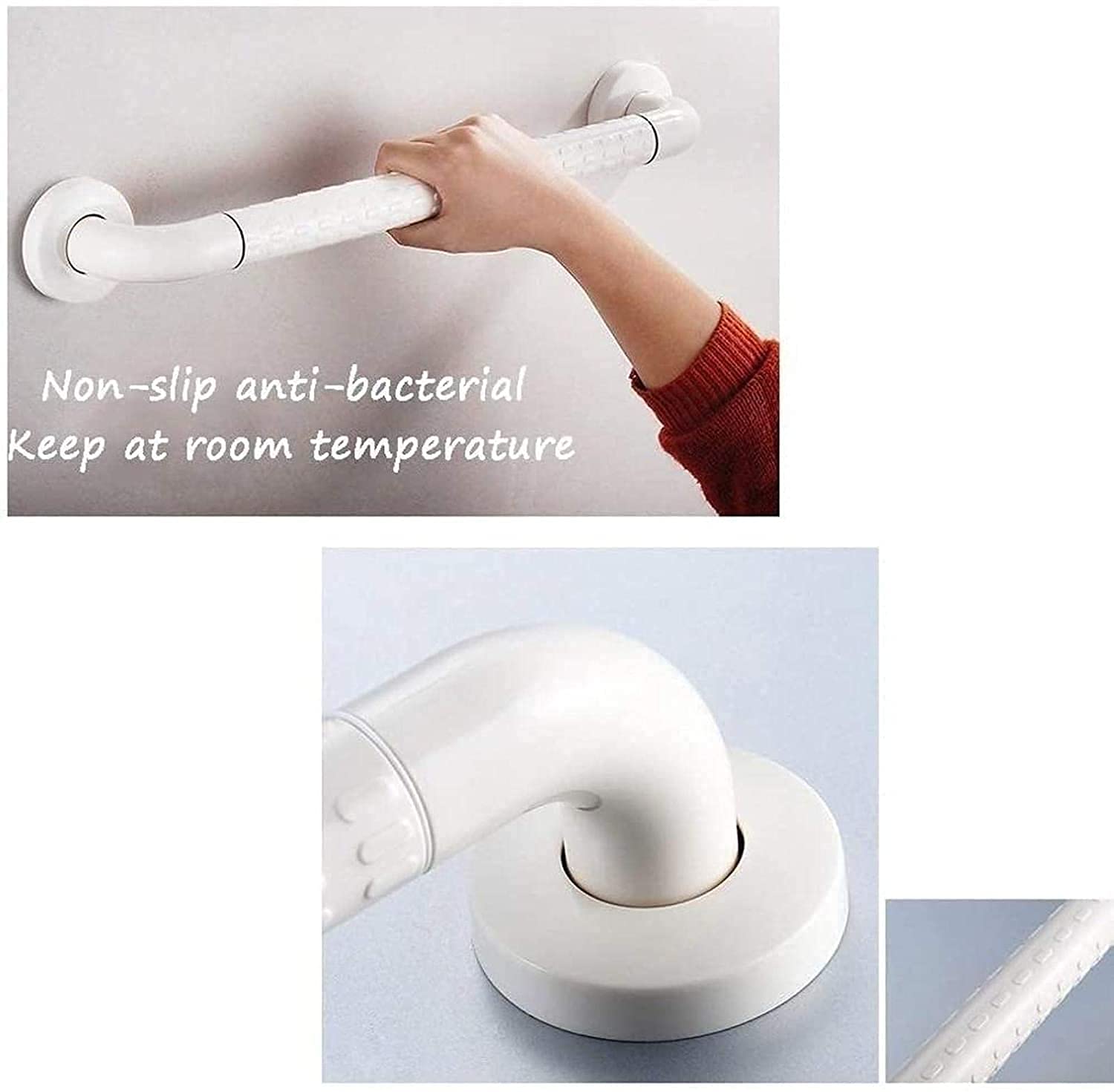 Maniglie per Doccia, ausili per WC, corrimano di Sicurezza Senza Barriere in Bagno, Barre di Supporto di Sicurezza, tiranti di Supporto Antiscivolo per disabili, Adatto per Hotel, corridoi,