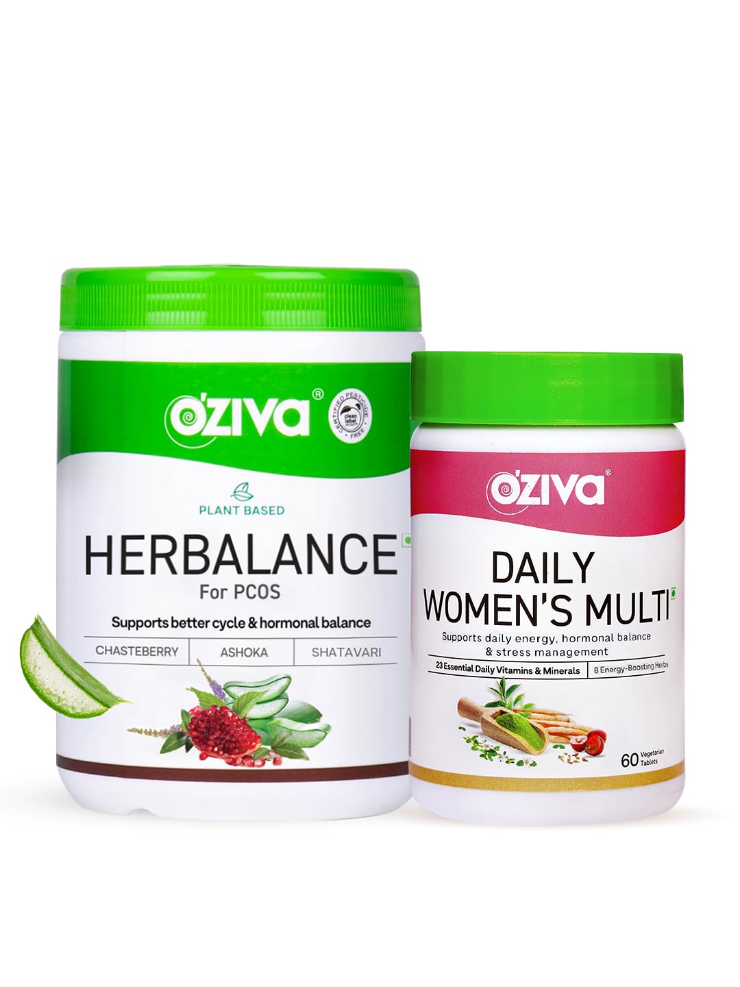 OZiva Daily Womens Multi For Hormonal Balance + Plant Based Herbalance Powder 250 (B0DG2T38JD) Amazon Price History, Amazon Price Tracker
