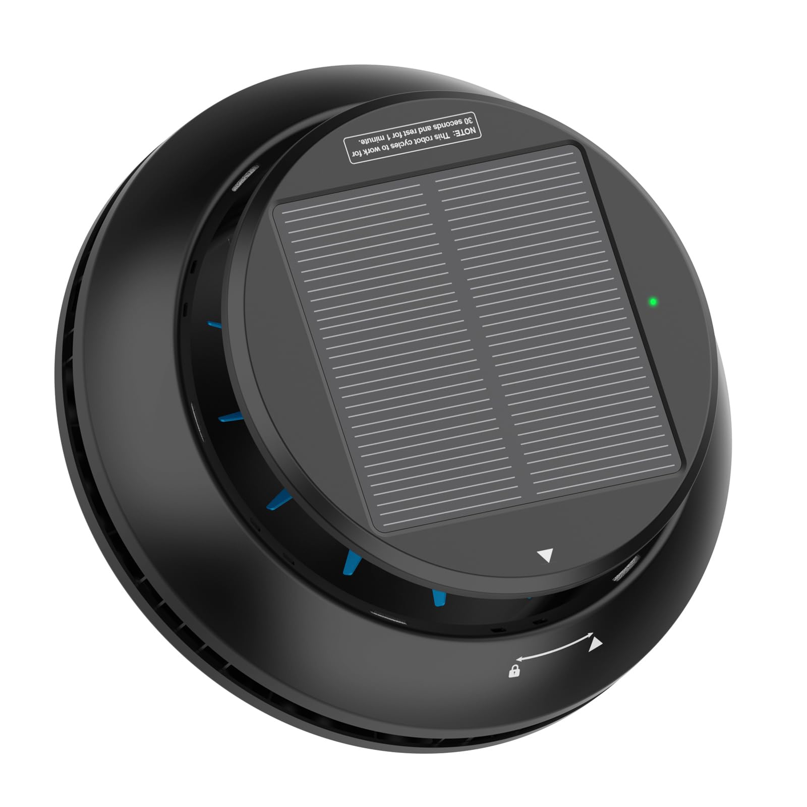 Photo 1 of Cordless Solar Pool Skimmer - 2026 Automatic Robotic Pool Surface Cleaner with 360° All-Around Intake, Dual Charging, 12H Deep Cleaning for In-Ground & Above Ground Pools