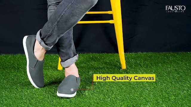 Buy FAUSTO Men's Black Loafers 1162-40 at Amazon.in