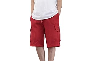 Men's Fleece Cargo Shorts: Rugged Comfort and Functionality