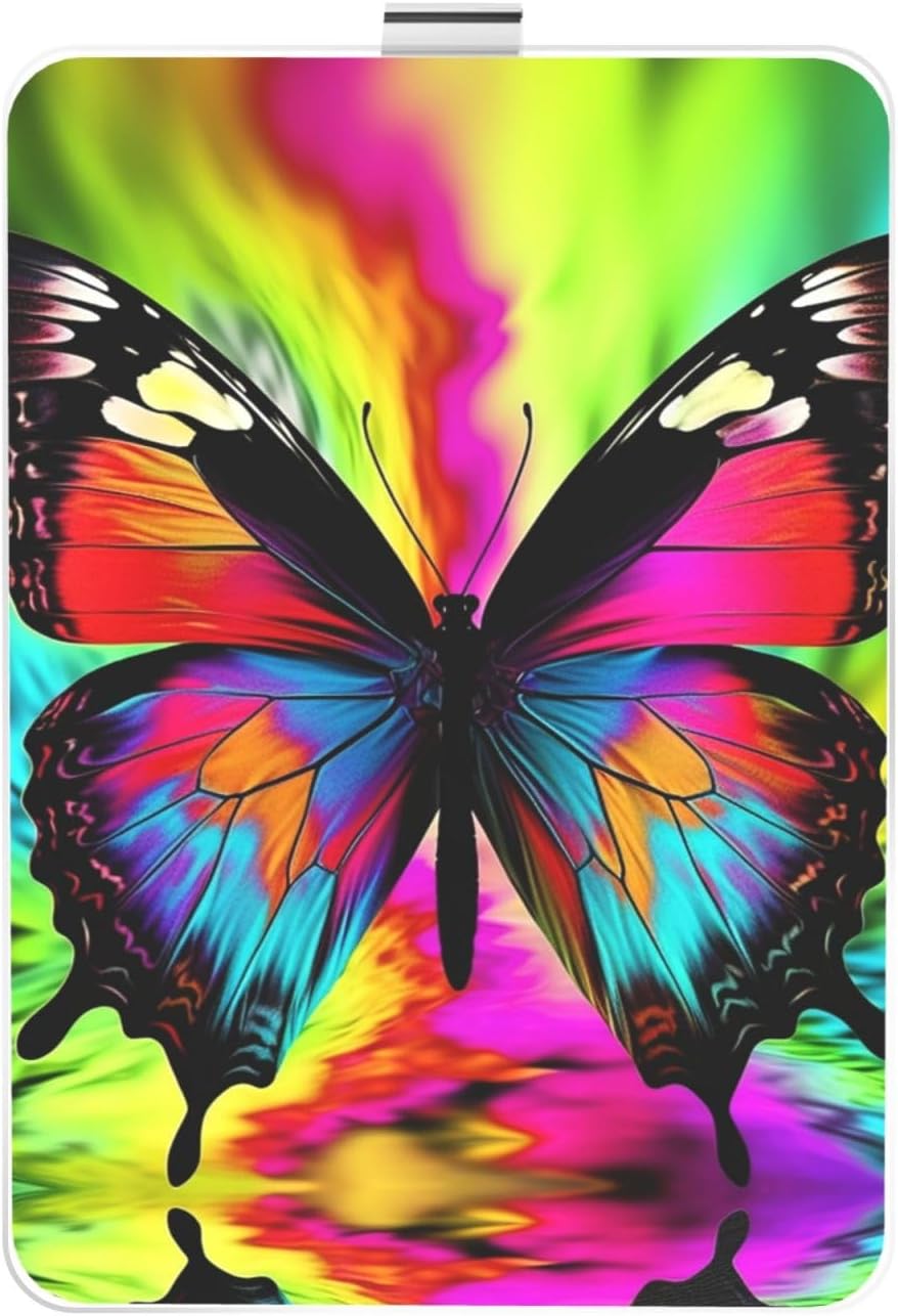 Colorful Butterfly Picture Holder Acrylic Car Visor Photo Clip image 2