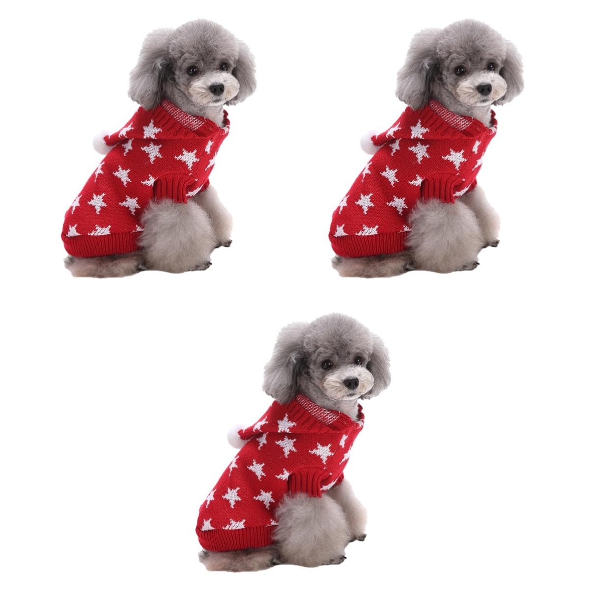 Vètements pour chiots Mipcase et pulls de Noèl pour fèter le réveillon en famille