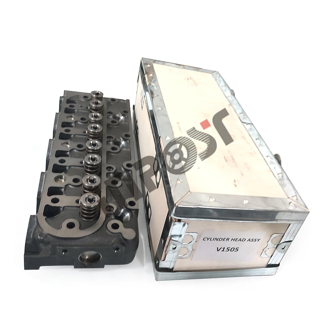 Testata del cilindro V1505 Compatibile con Kubota V1505 V1505T V1505-E Testa del cilindro del motore